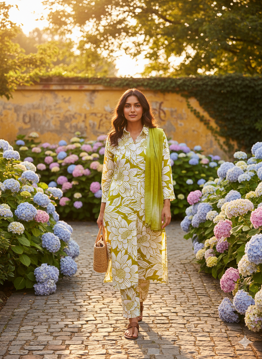 Rayon Printed Co-ord Set for Effortless Style and Comfort