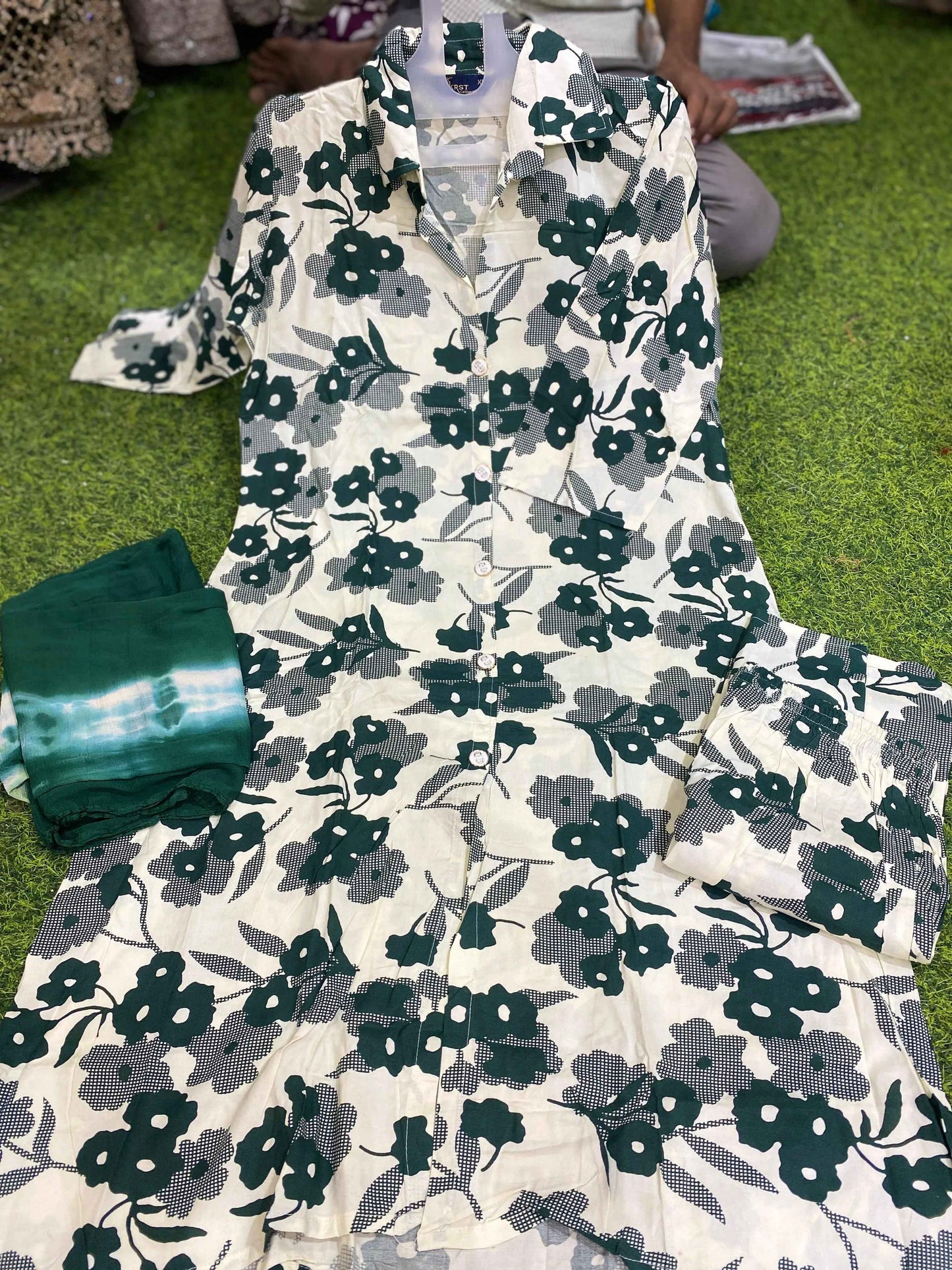 Rayon Printed co-ord set 🎀