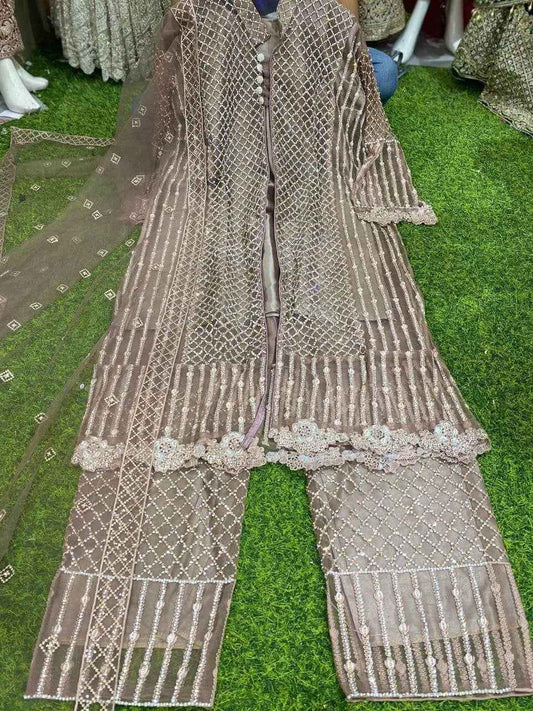 ✨ Elegant Shrug Alina Cut Party Wear with Pant