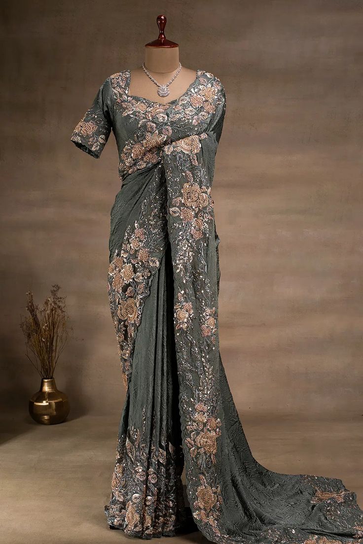 Elegant-Party-Wear-Sarees OMER WEARS