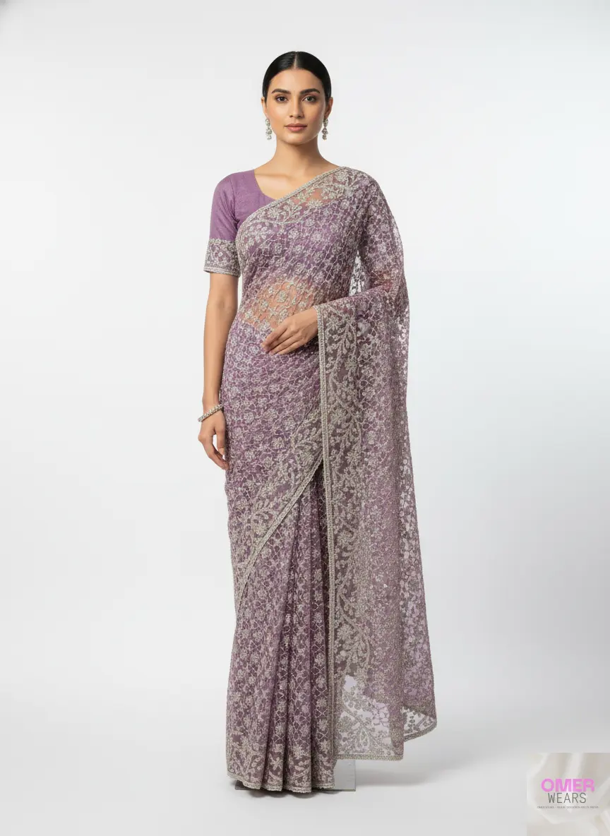 Full Work Party Wear Sarees ✨