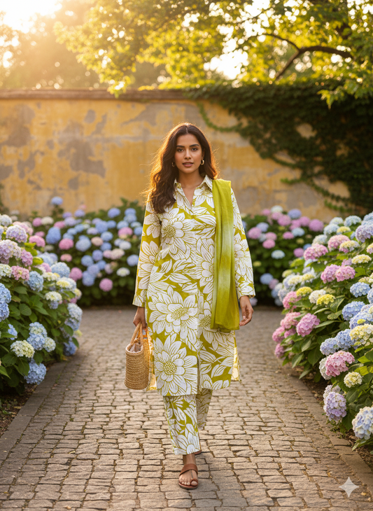 Rayon Printed Co-ord Set for Effortless Style and Comfort