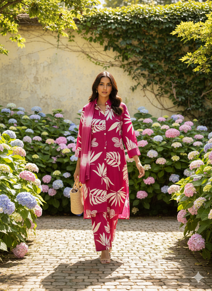 Rayon Printed Co-ord Set for Chic and Stylish Outfits