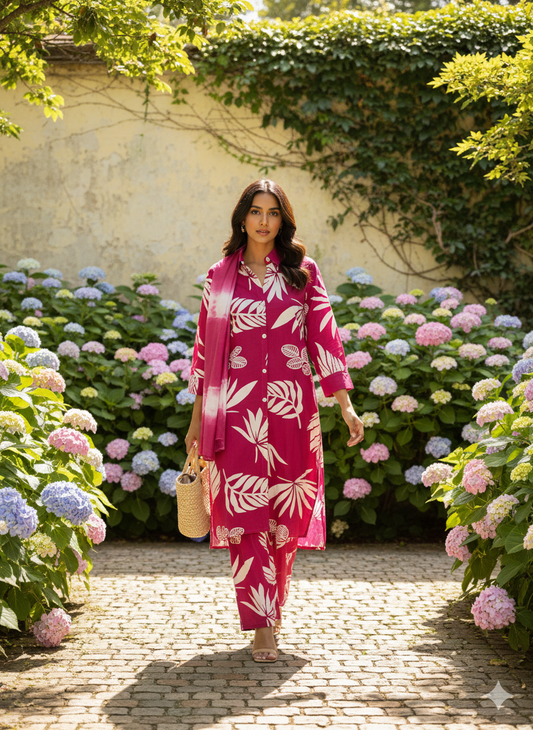 Rayon Printed Co-ord Set for Chic and Stylish Outfits