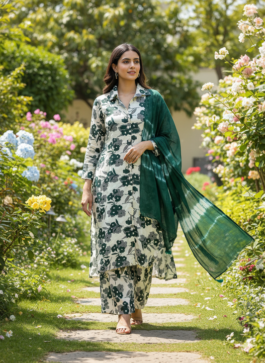 Rayon Printed Co-ord Set for Stylish Comfort 🎀