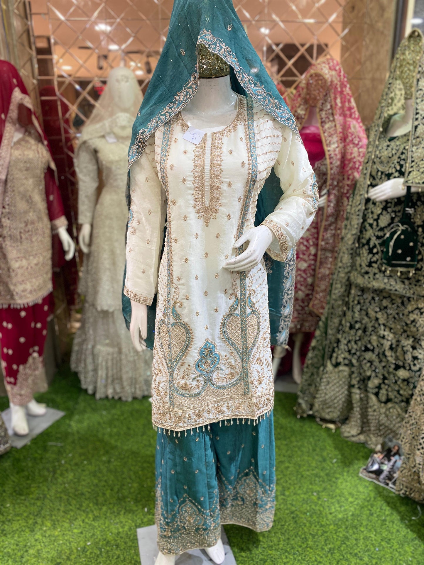 GEORGETTE FABRIC PLAZZO WITH TRENDY DESIGN DUPATTA