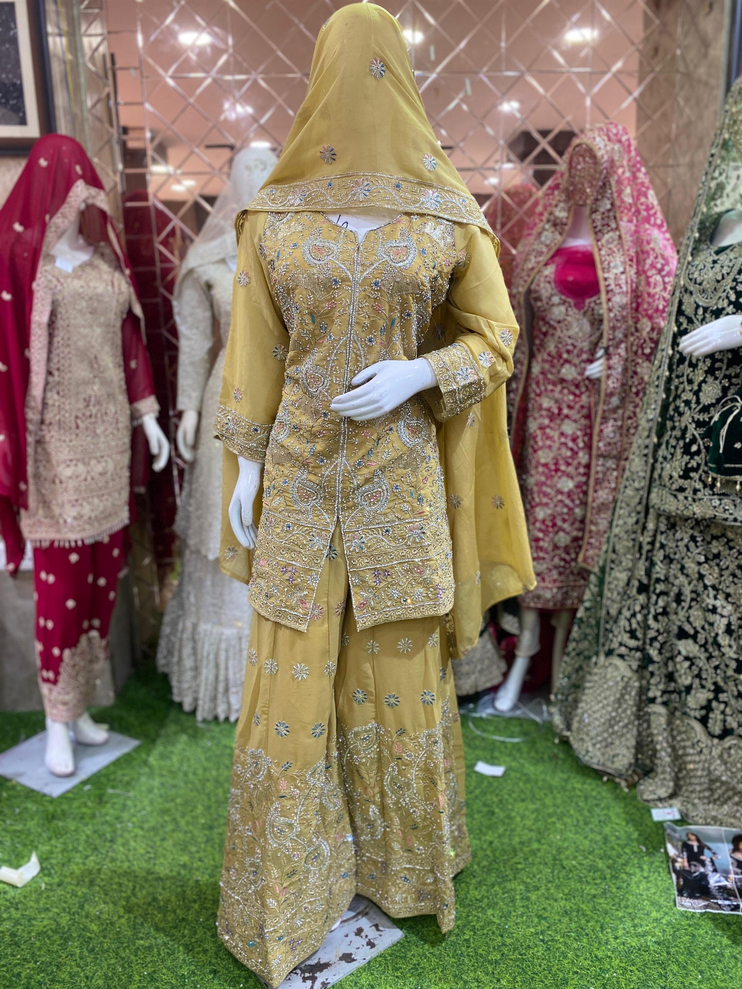 GEORGETTE FABRIC PLAZZO WITH TRENDY DESIGN DUPATTA