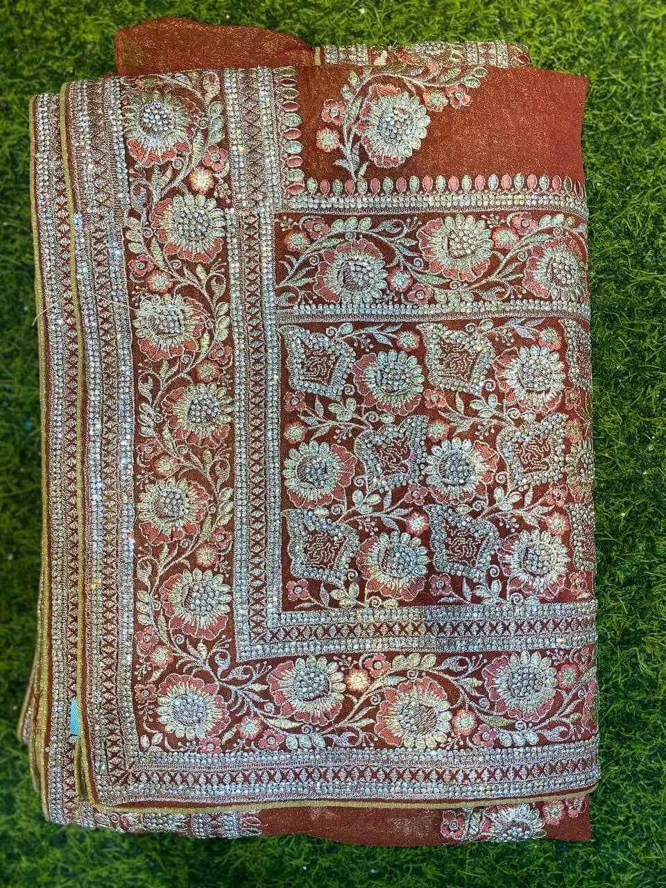 Full Work Party Wear Sarees ✨